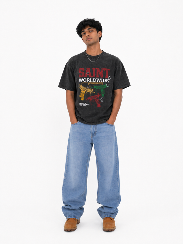 Oversize print t.shirt