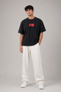 oversize pup print t.shirt