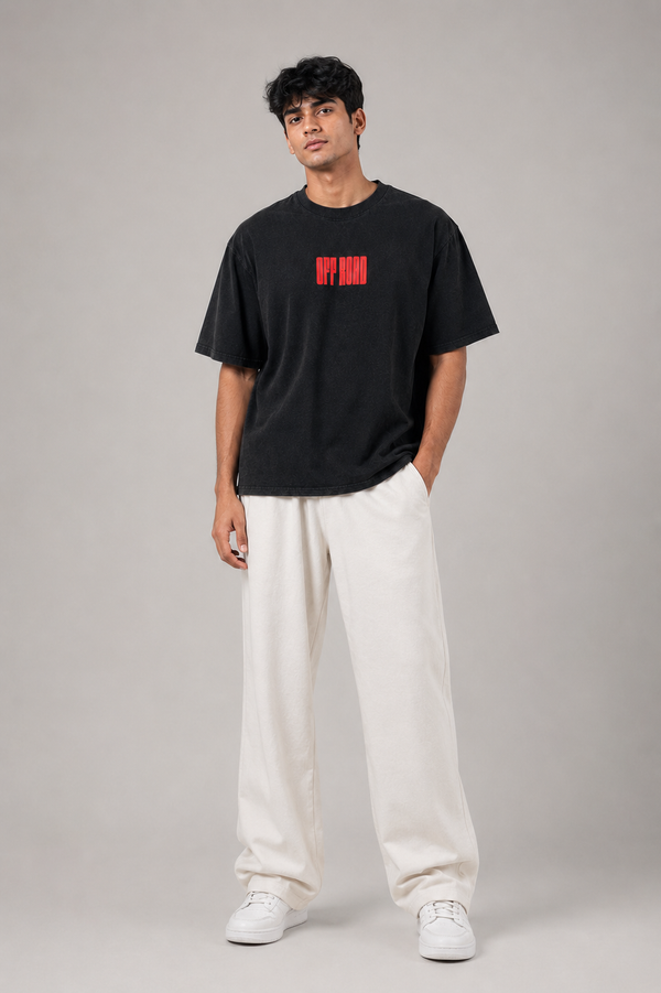 oversize pup print t.shirt