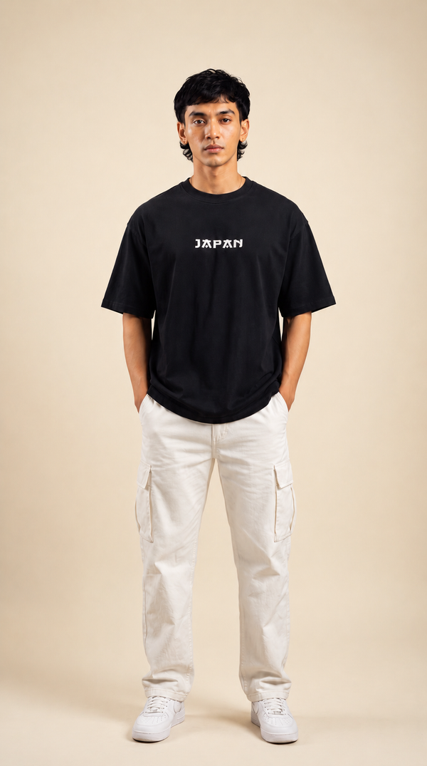 OVERSIZE PUP PRINT T.SHIRT