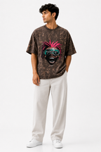 Oversize photo print t.shirt