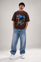 oversize photo print t.shirt