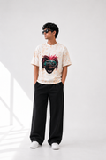 Oversize photo print t.shirt