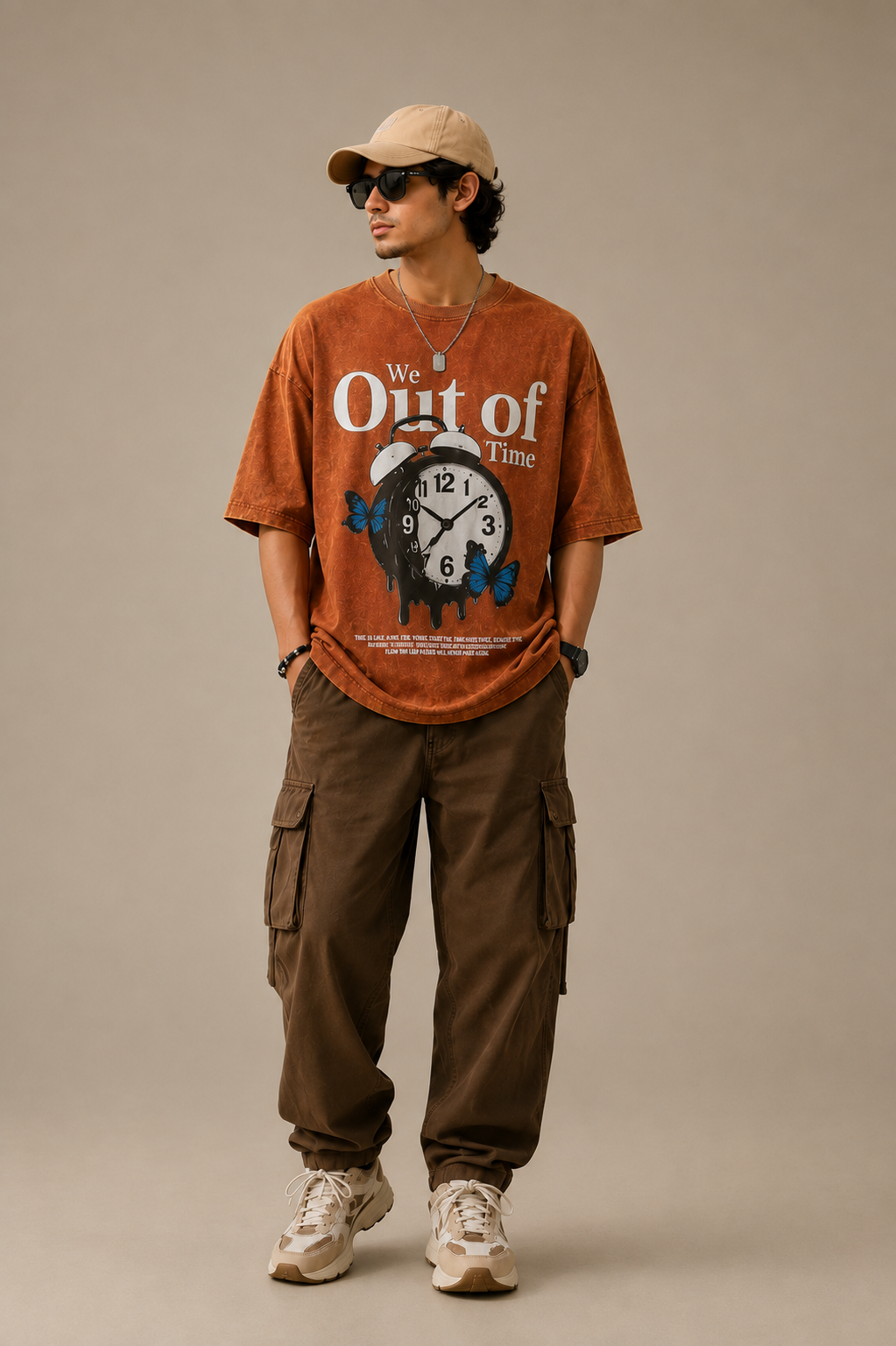 OVERSIZE PUP PRINT T.SHIRT