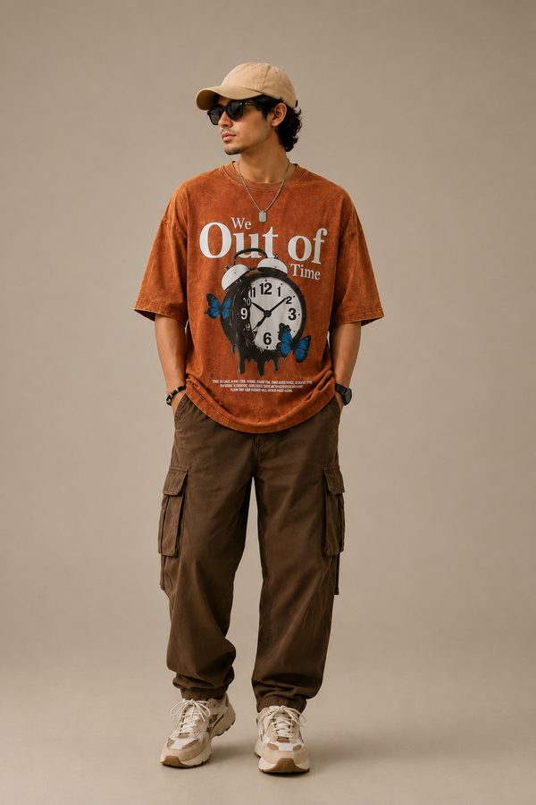 OVERSIZE PUP PRINT T.SHIRT