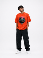 Oversize photo print t.shirt