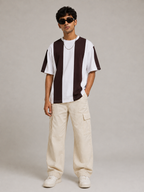 oversize strip t.shirt