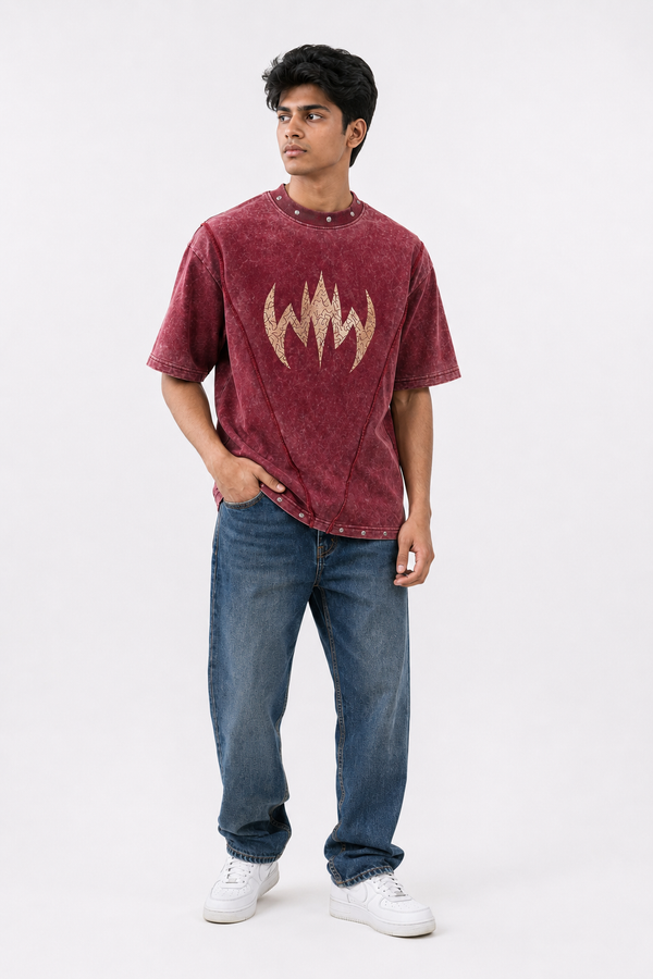 Oversize metal t.shirt