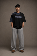 oversize differnt pattern t.shirt