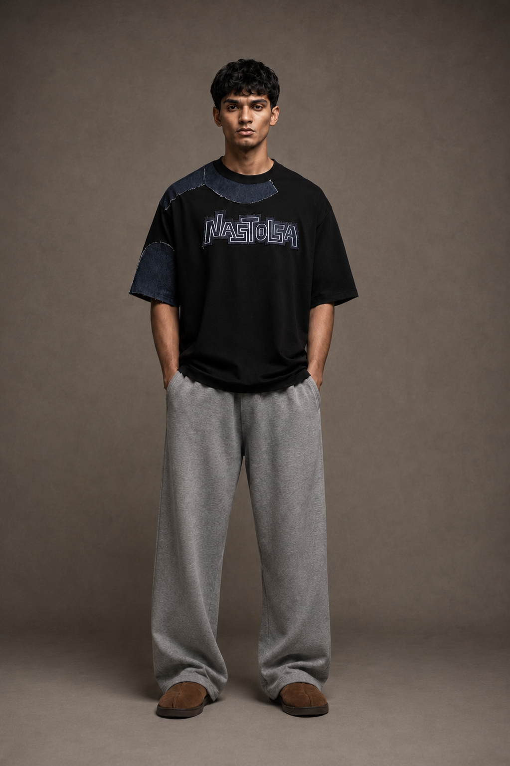 oversize differnt pattern t.shirt