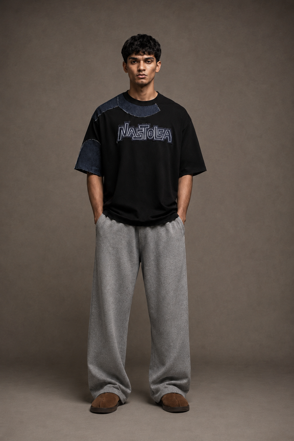 oversize differnt pattern t.shirt