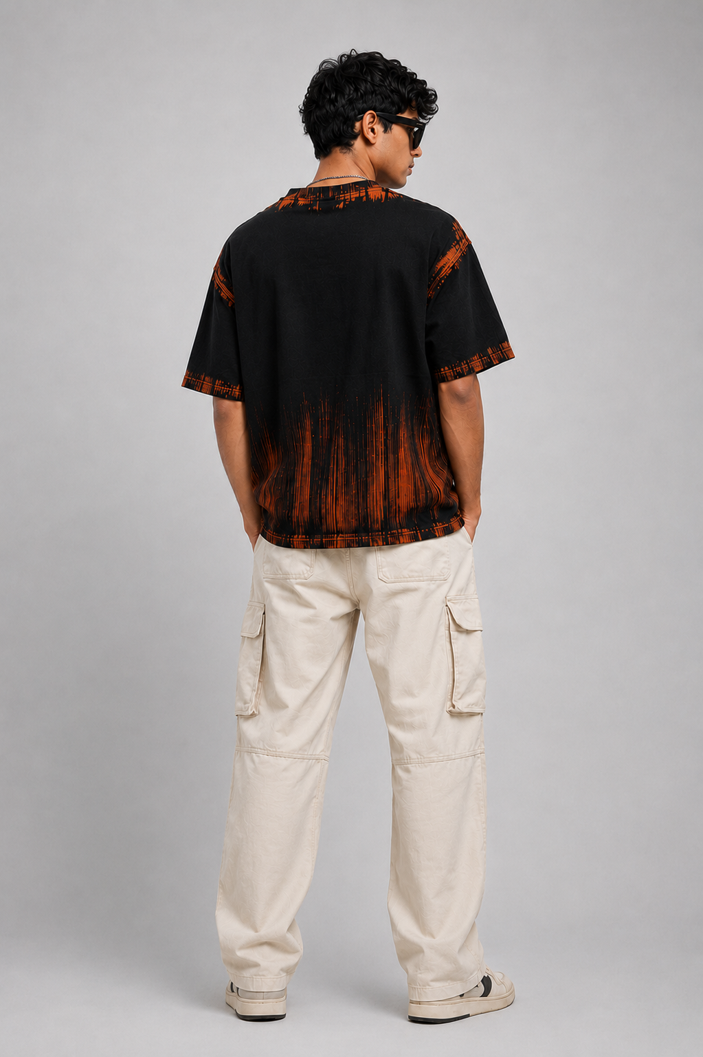Oversize photo print t.shirt