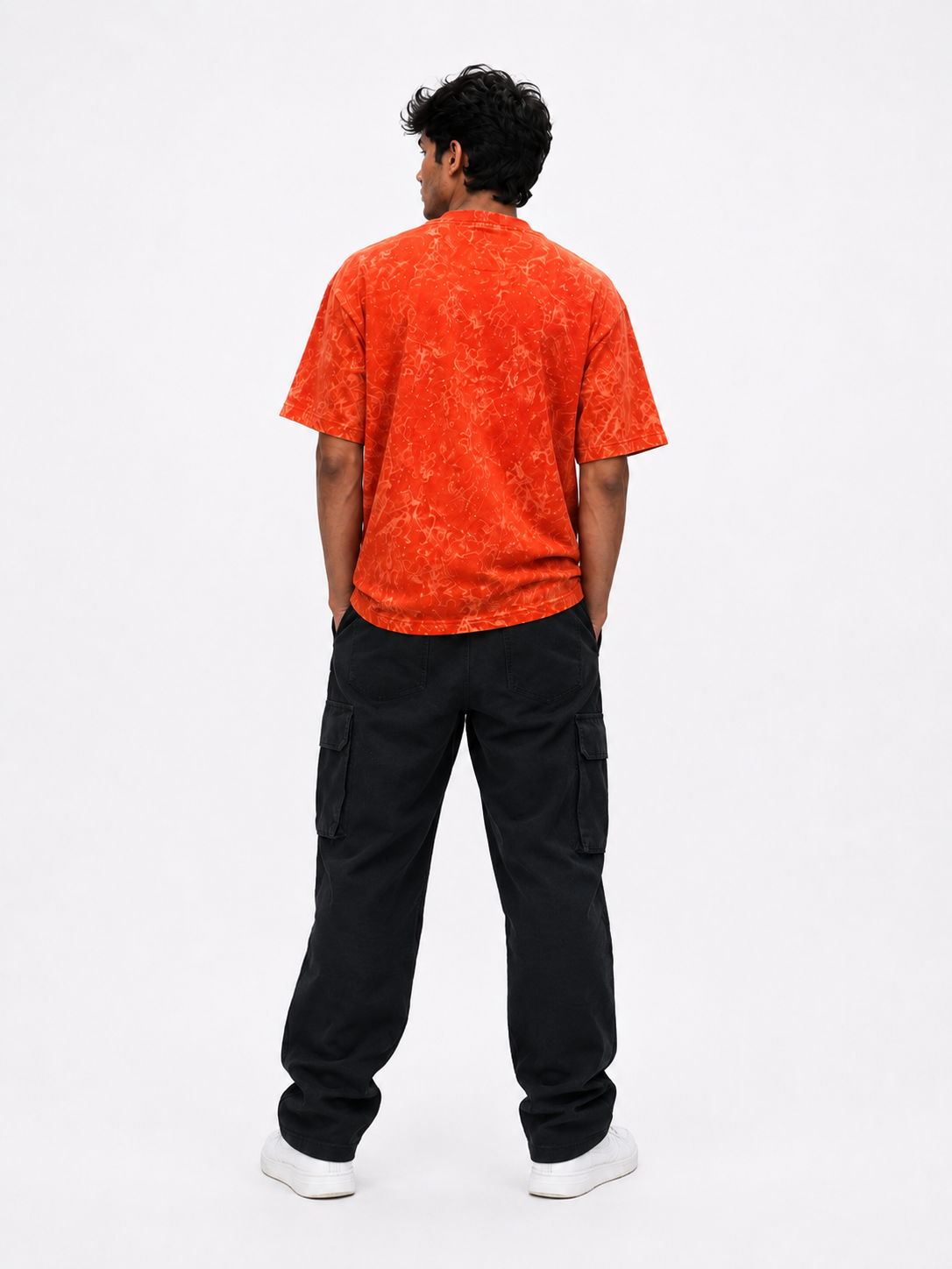 Oversize photo print t.shirt