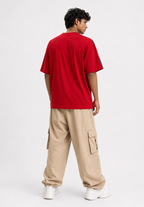 Oversize differnt pattern t.shirt