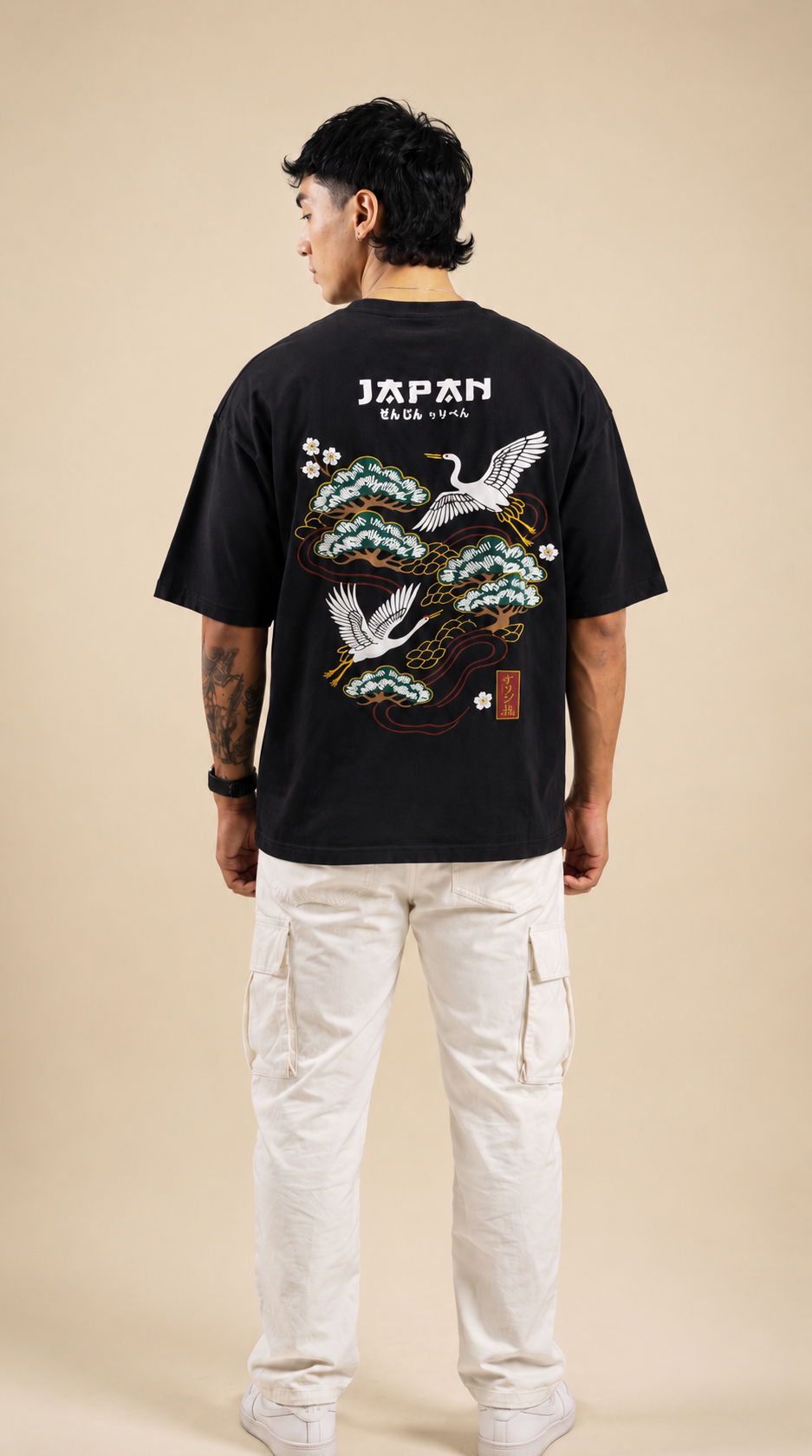 OVERSIZE PUP PRINT T.SHIRT