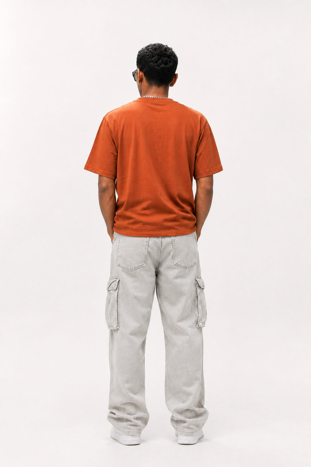 Oversize differnt pattern t.shirt
