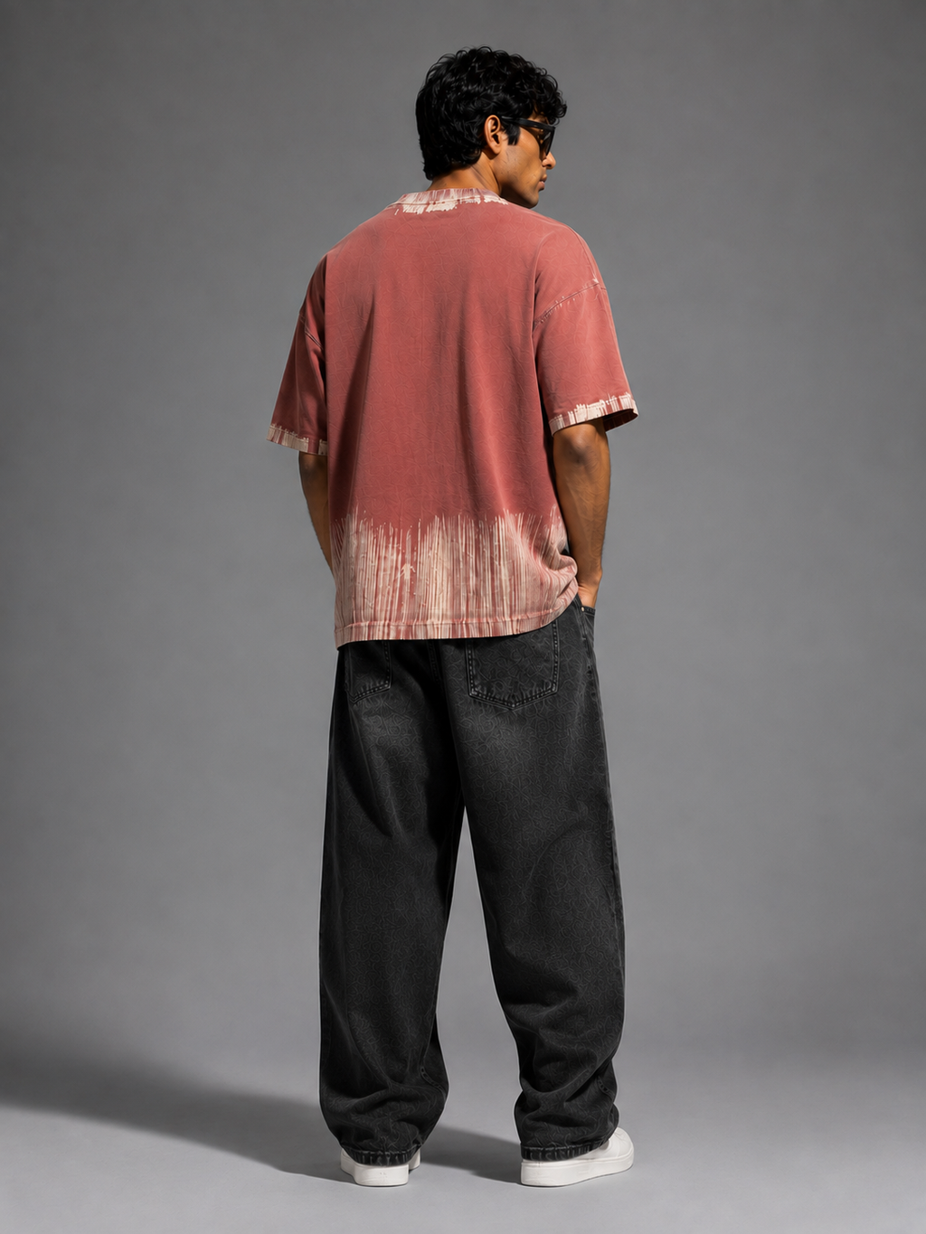 Oversize photo print t.shirt