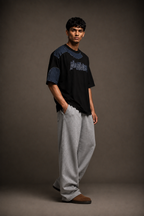 oversize differnt pattern t.shirt