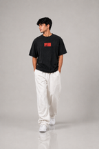 oversize pup print t.shirt