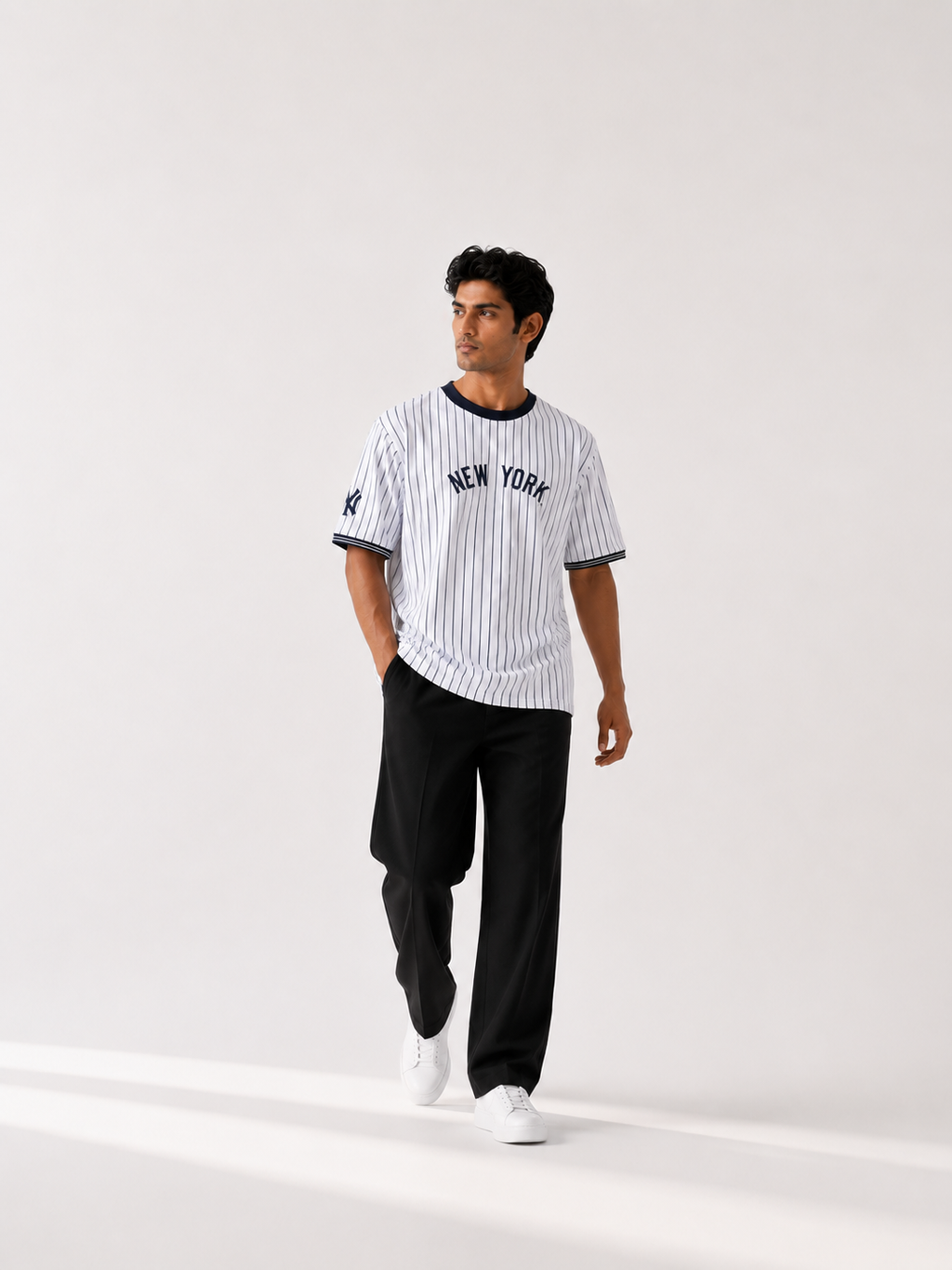 Oversize strip t.shirt