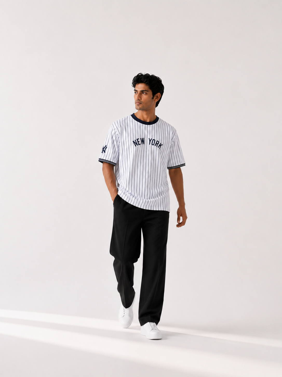Oversize strip t.shirt