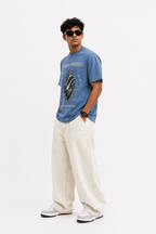 Oversize Heart Stone Work T-shirt