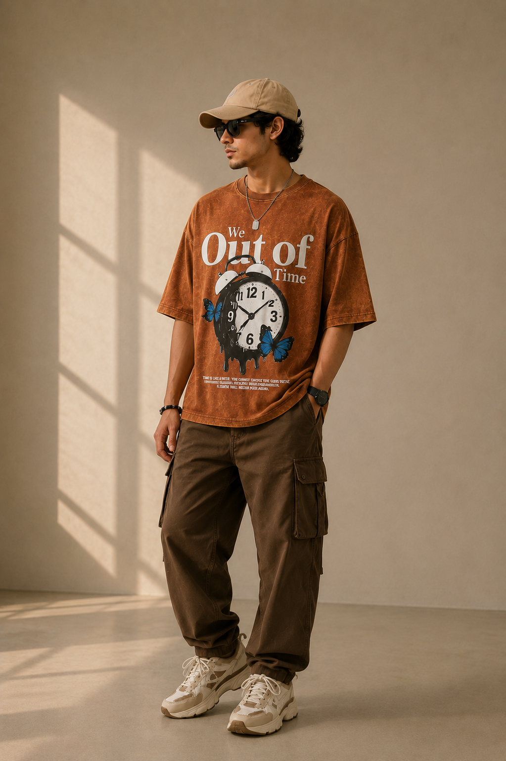 OVERSIZE PUP PRINT T.SHIRT