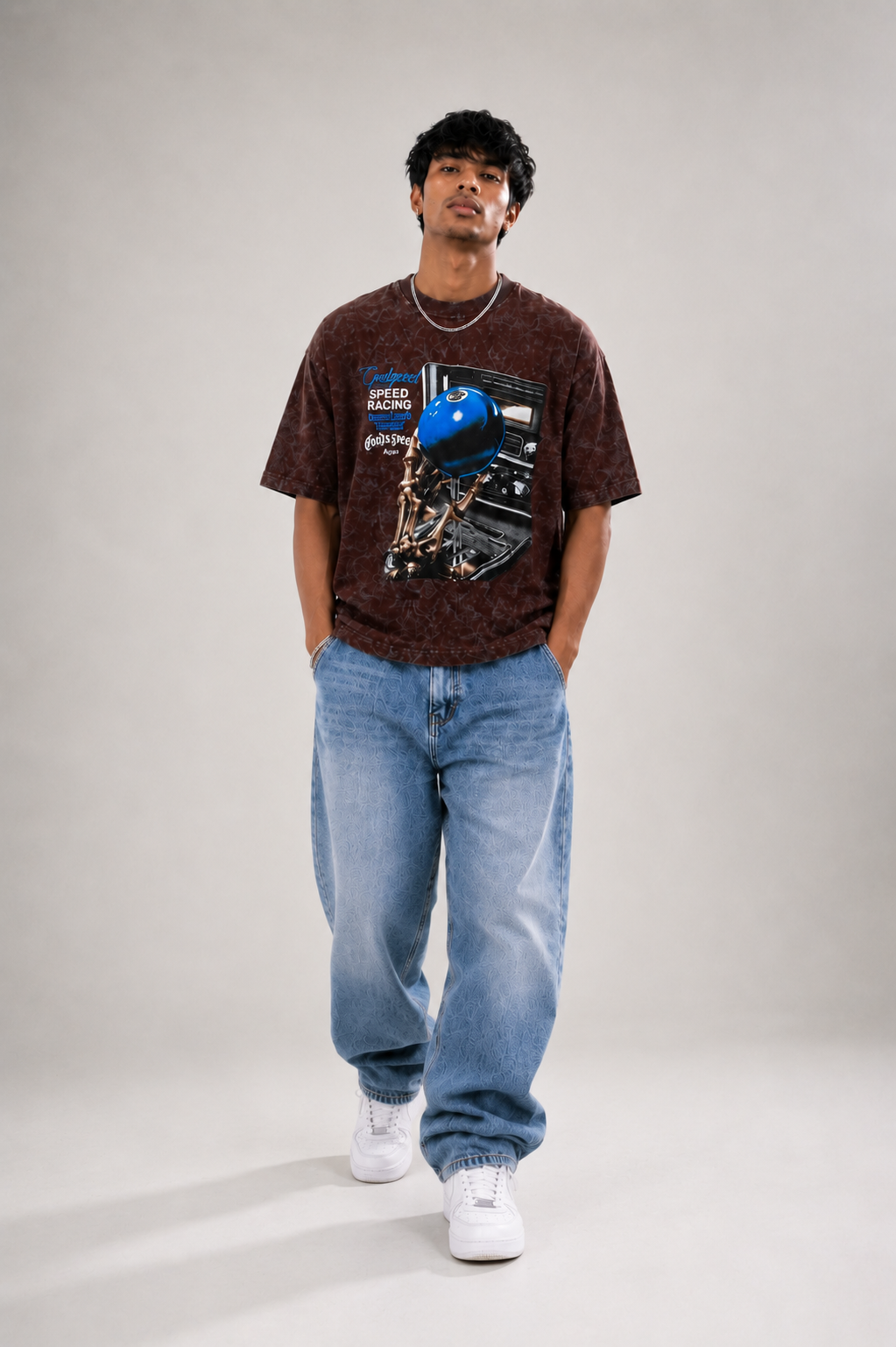 oversize photo print t.shirt