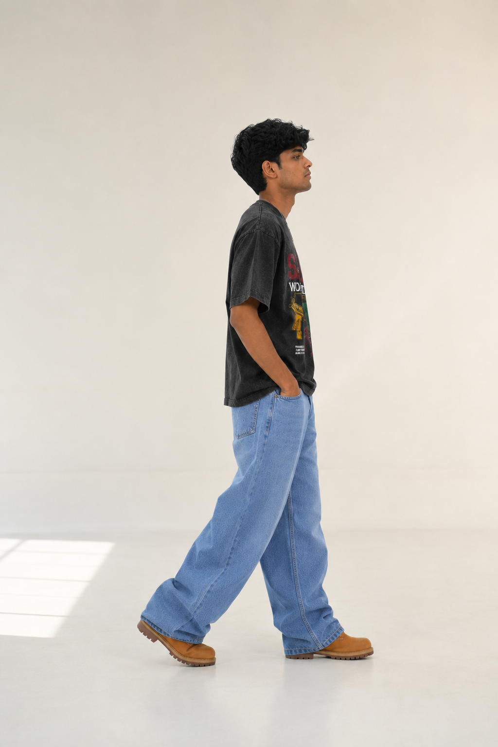 Oversize print t.shirt