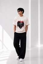 Oversize photo print t.shirt