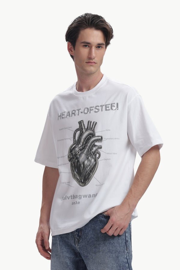Oversized Reflect Print T-shirt