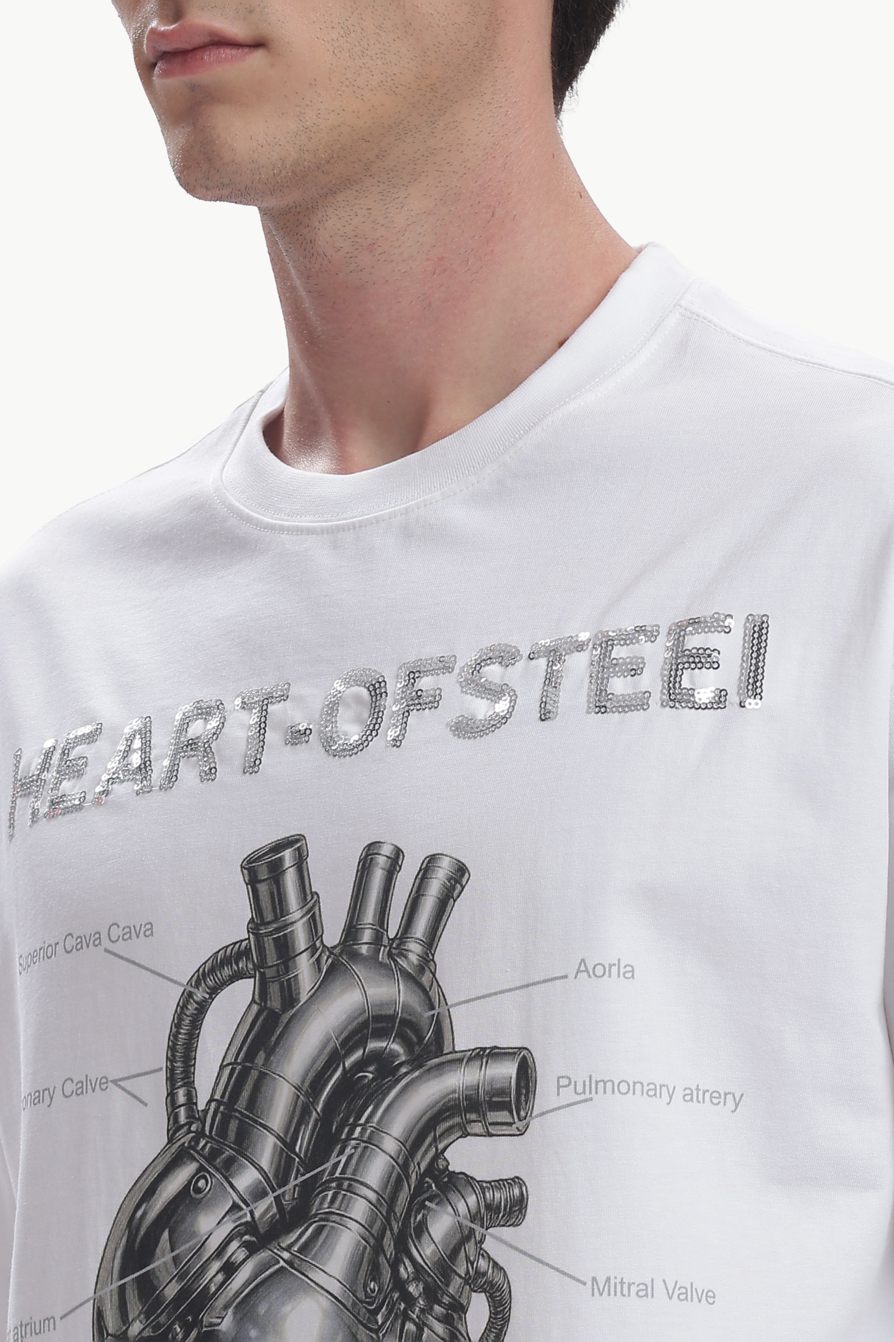 Oversized Reflect Print T-shirt
