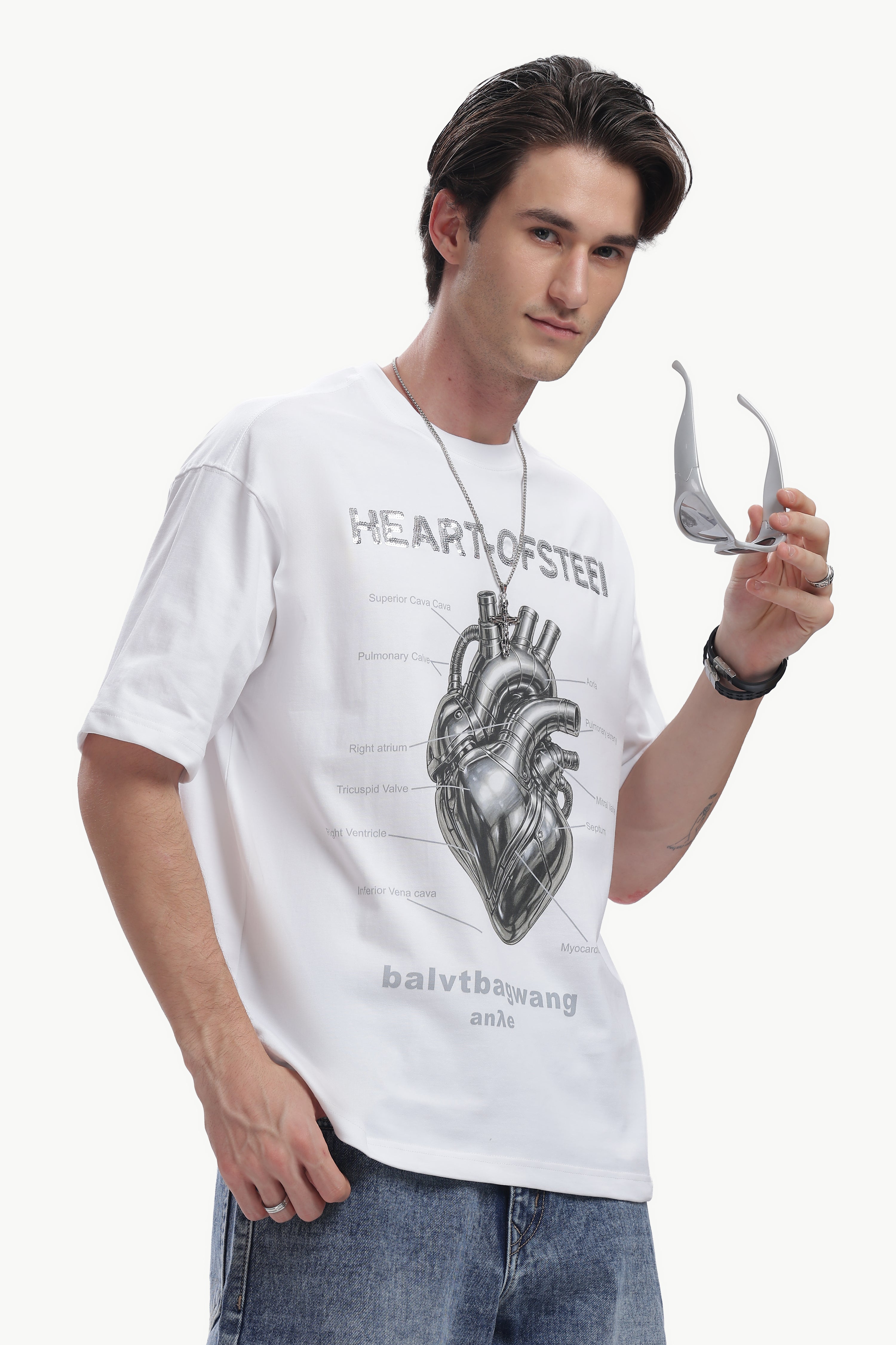 Oversized Reflect Print T-shirt