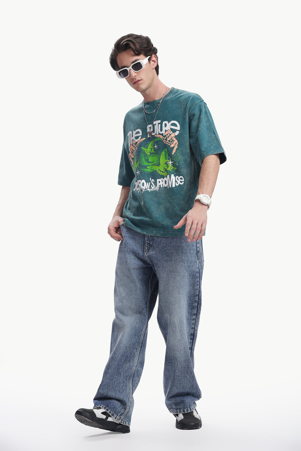 Oversized Acid Wash T-Shirt