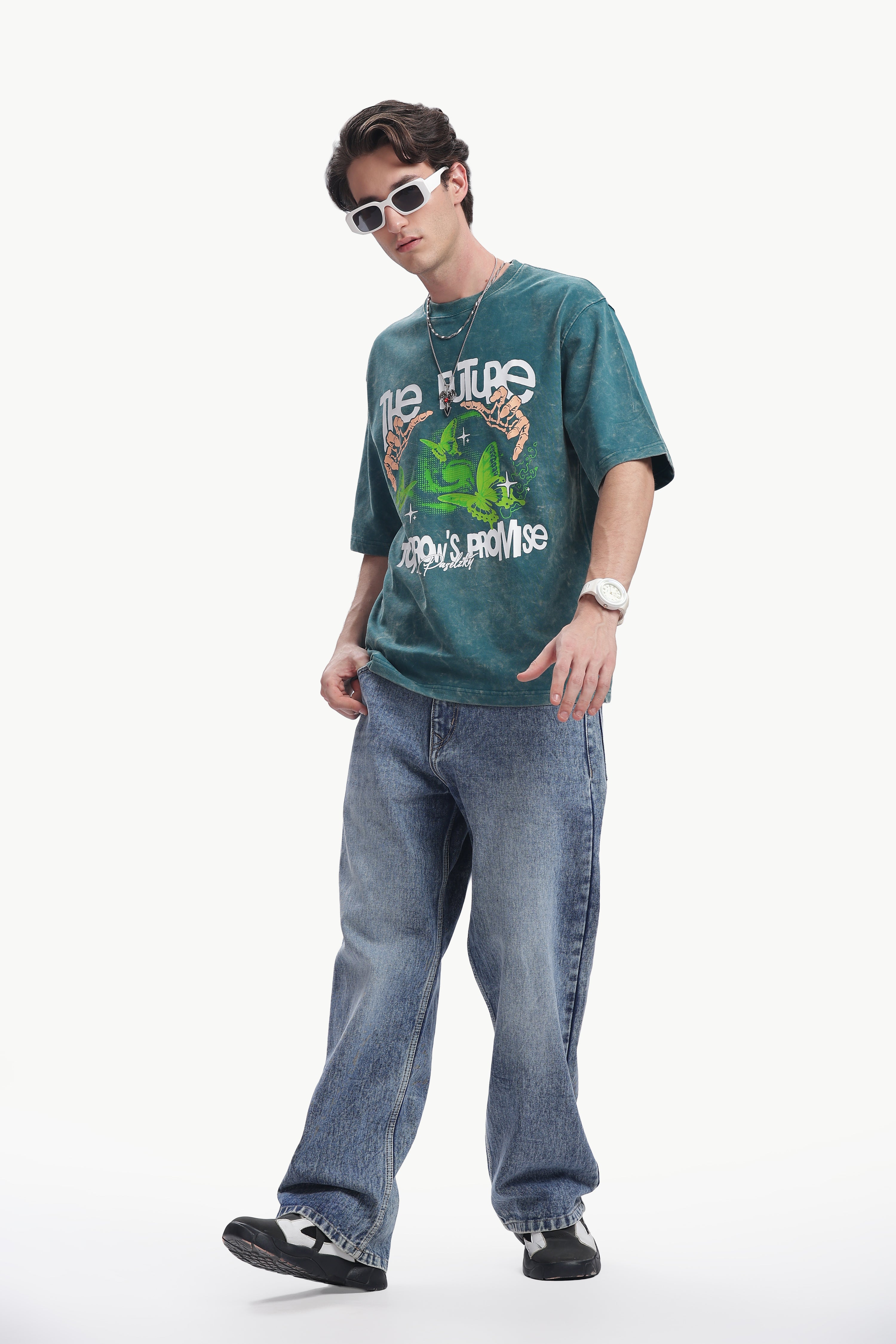 Oversized Acid Wash T-Shirt
