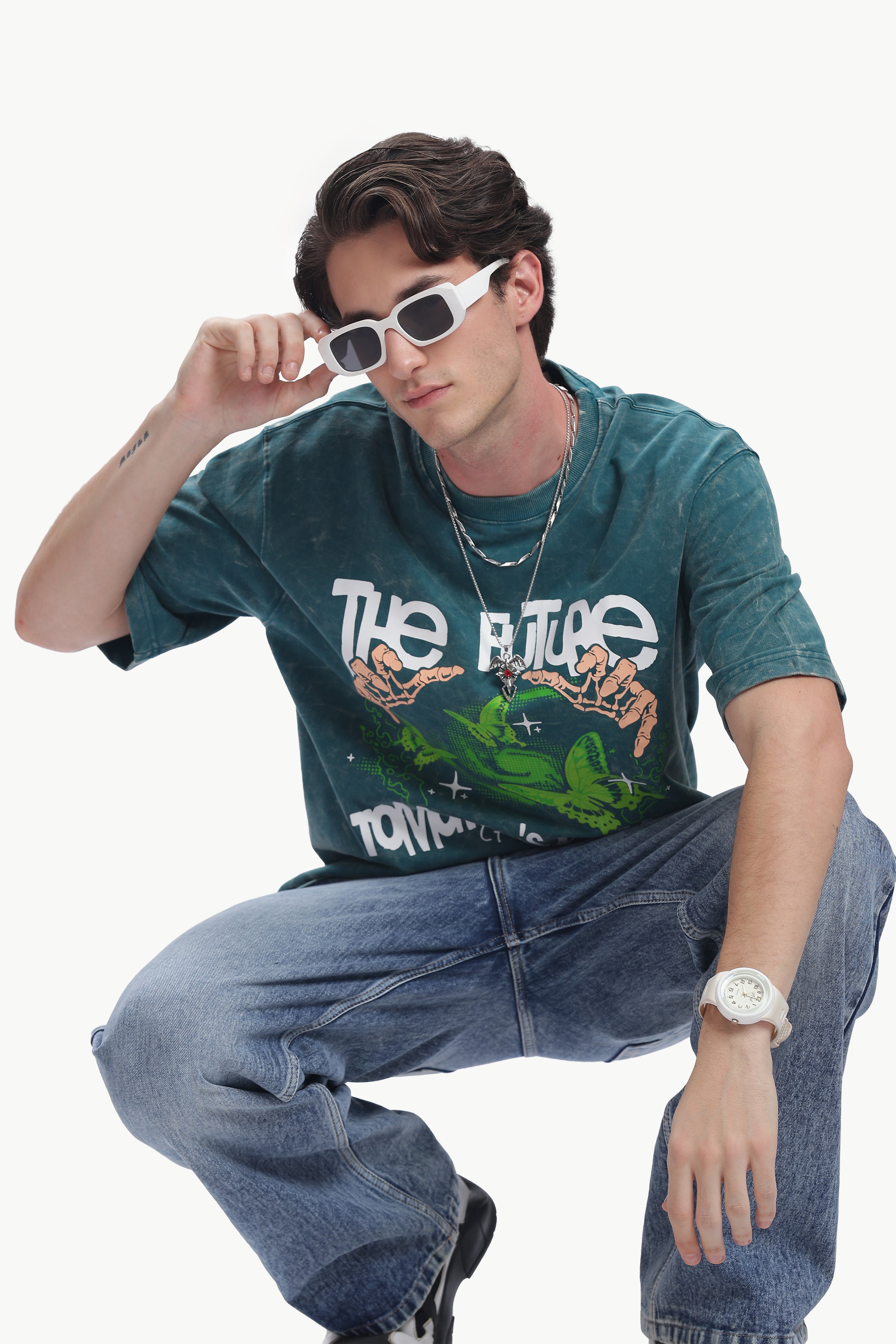 Oversized Acid Wash T-Shirt