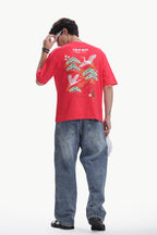 Oversized Puff Print T-shirt