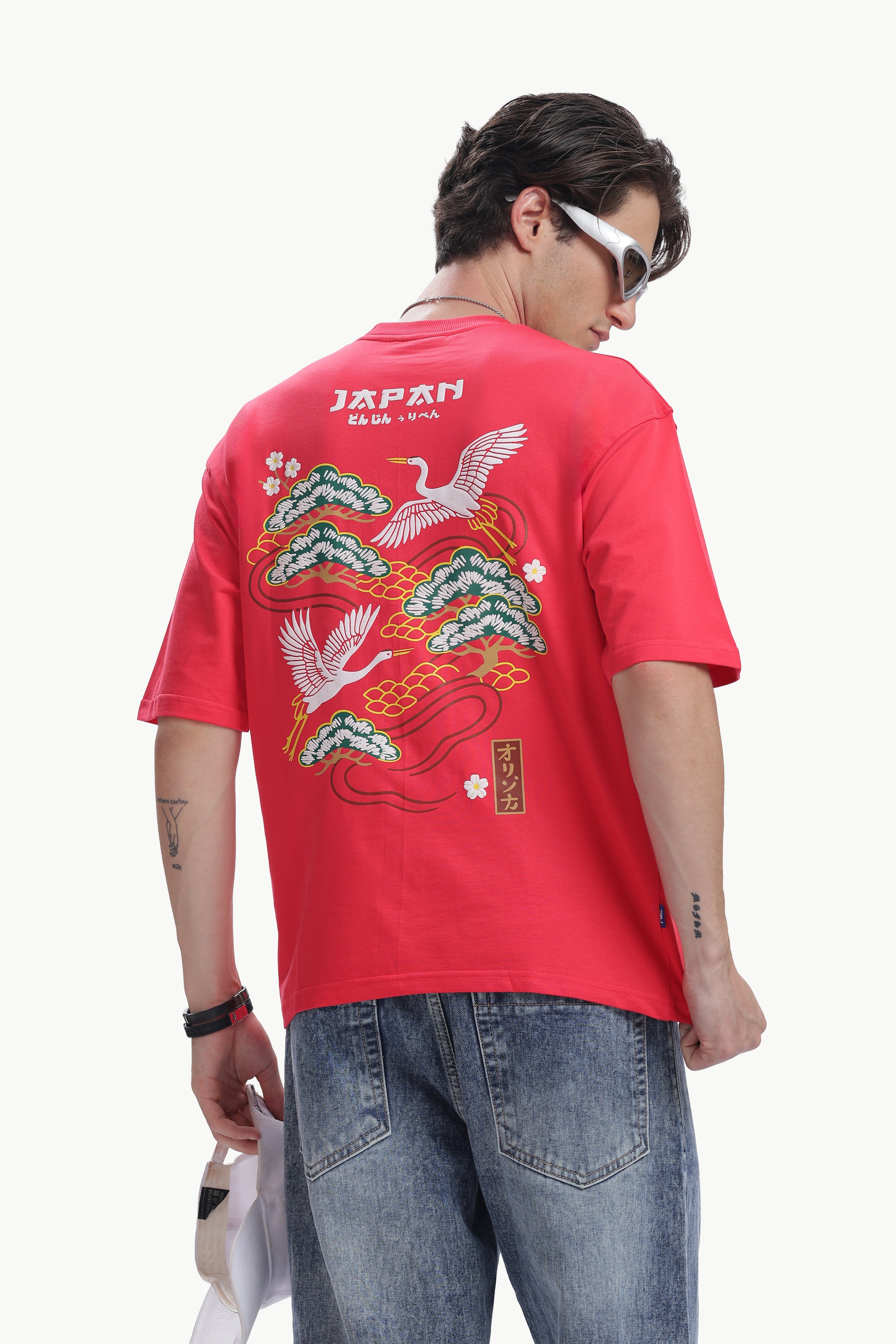 Oversized Puff Print T-shirt