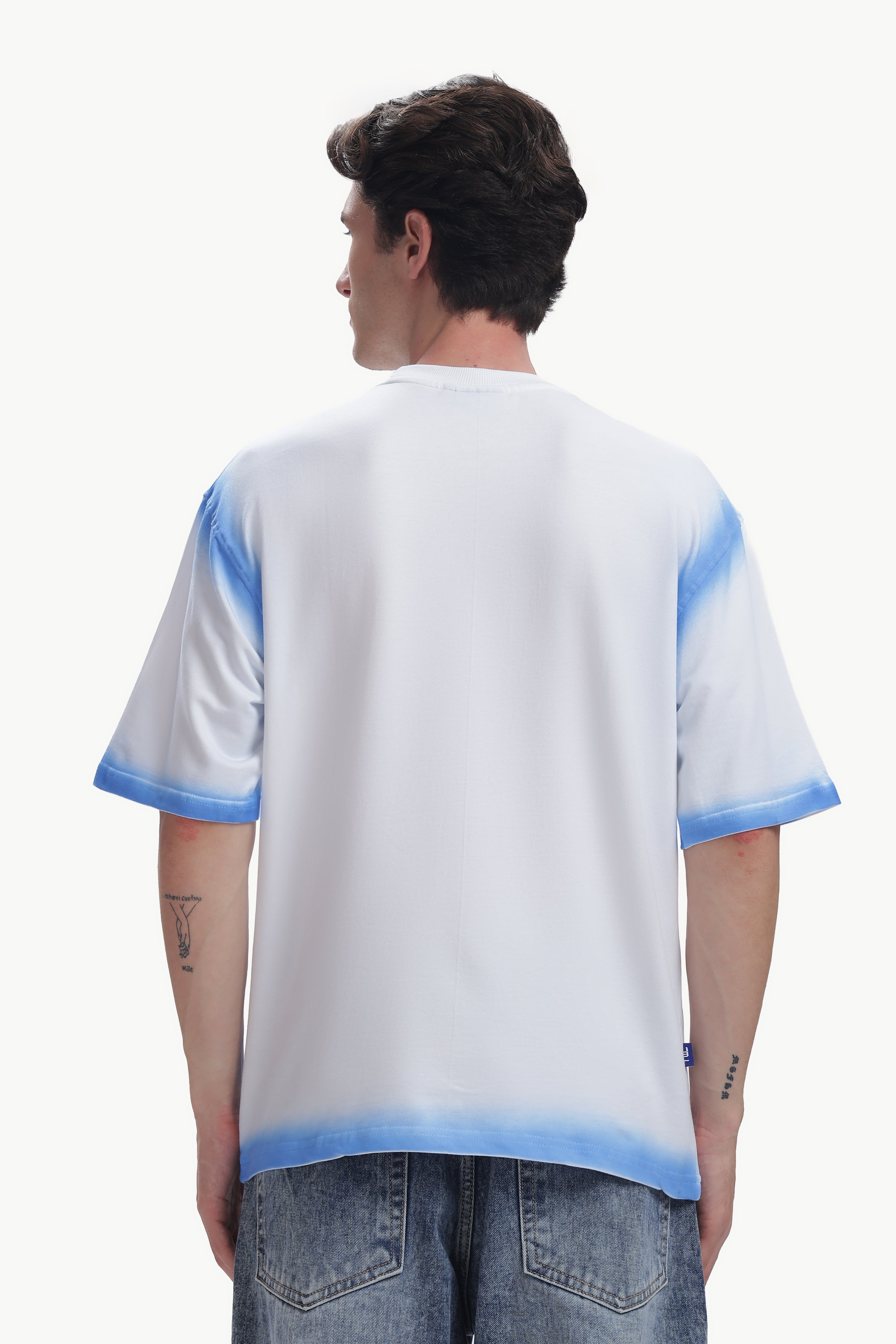Oversized Spray Print T-shirt