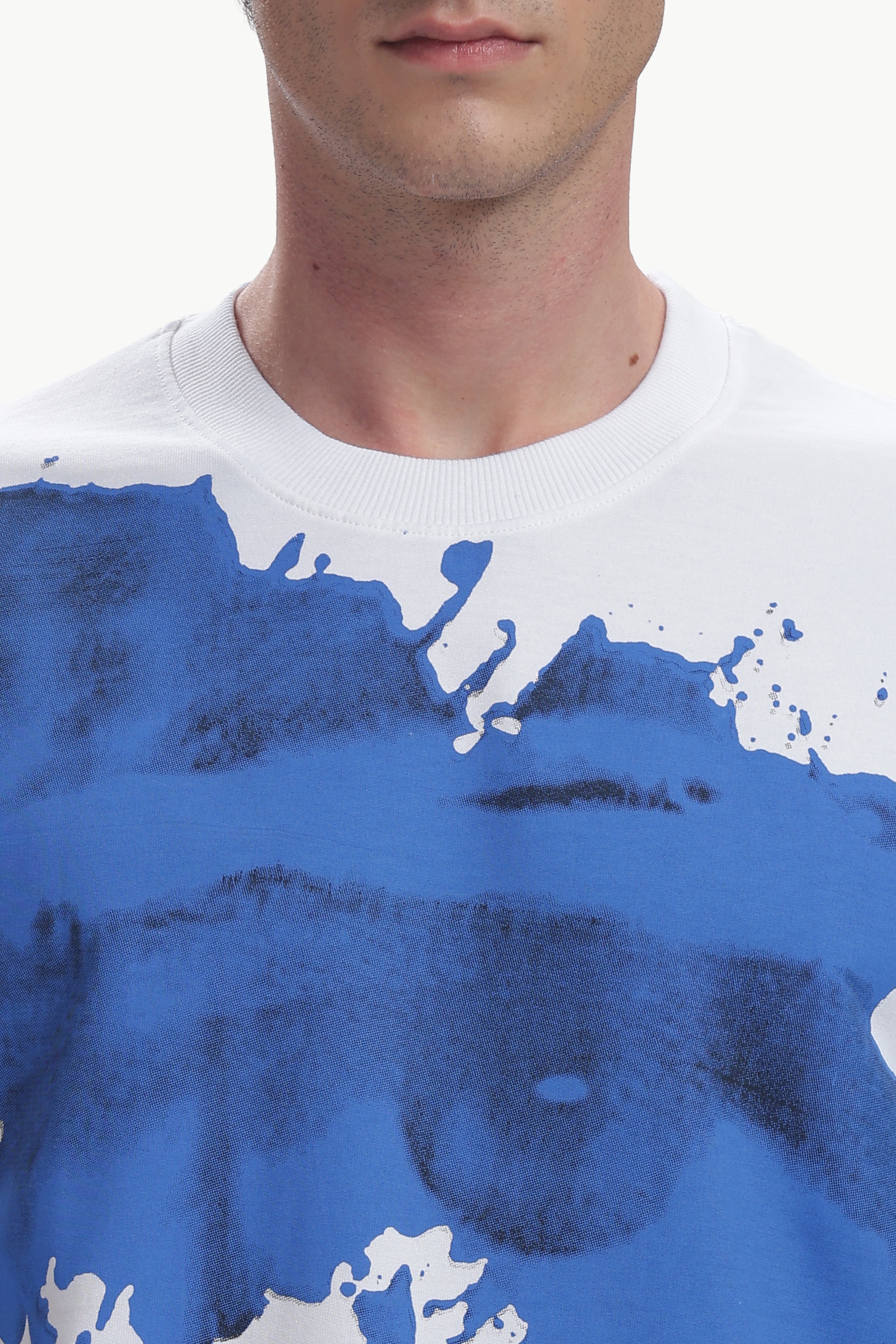 Oversized Spray Print T-shirt