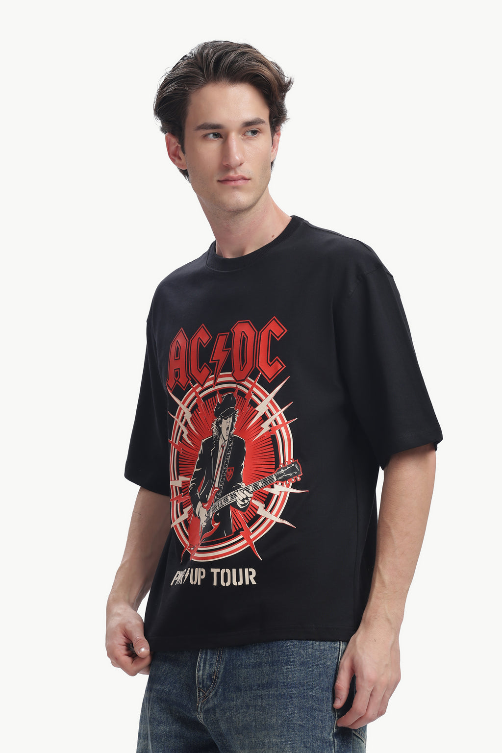 Oversized Graphic Print T-shirt
