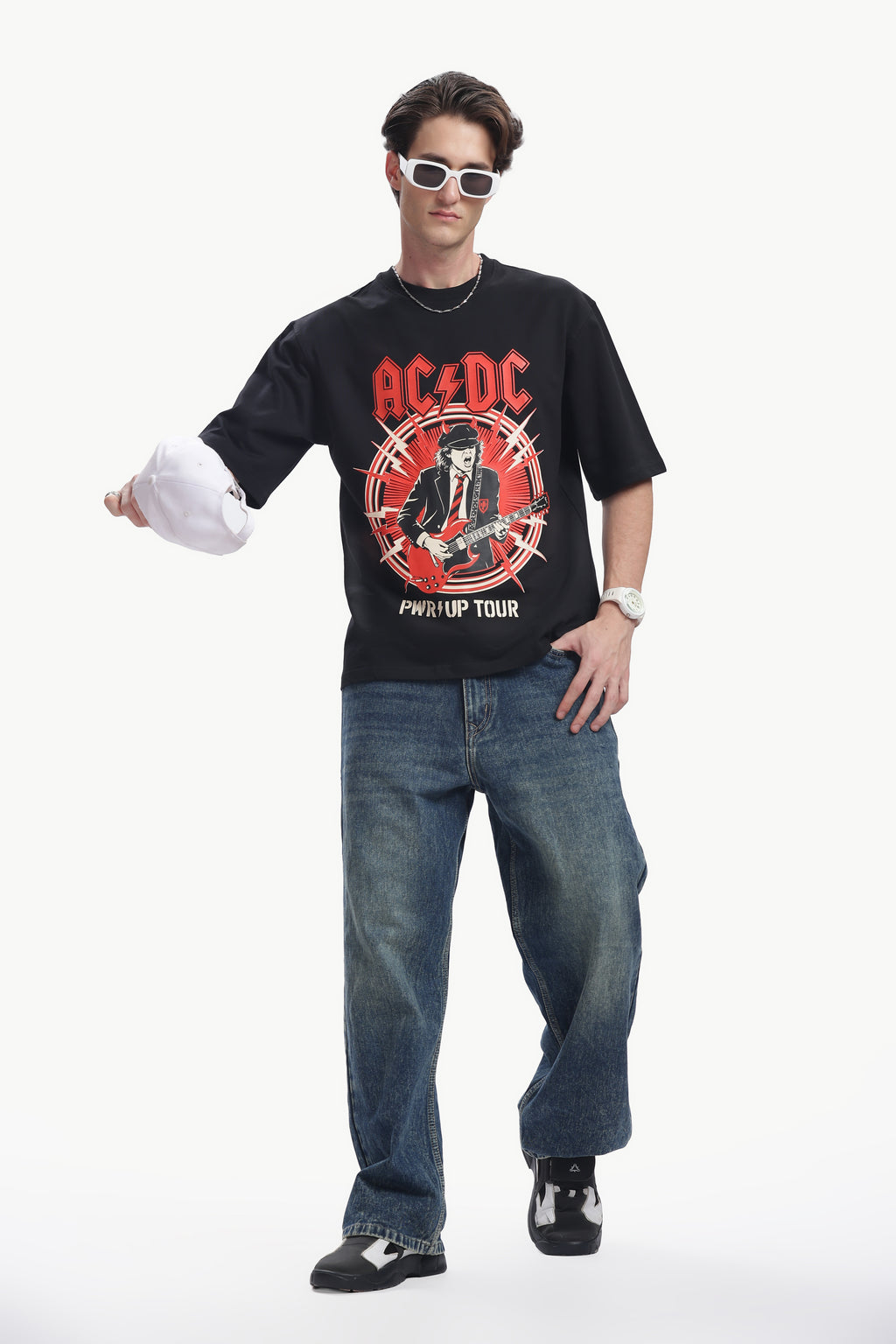 Oversized Graphic Print T-shirt