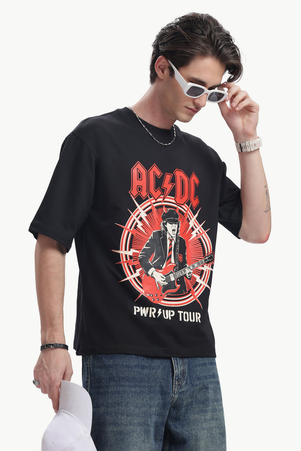 Oversized Graphic Print T-shirt
