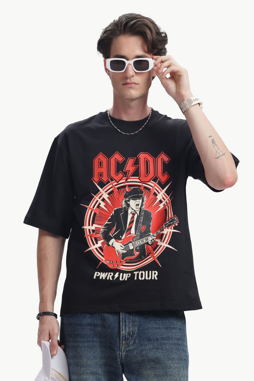 Oversized Graphic Print T-shirt