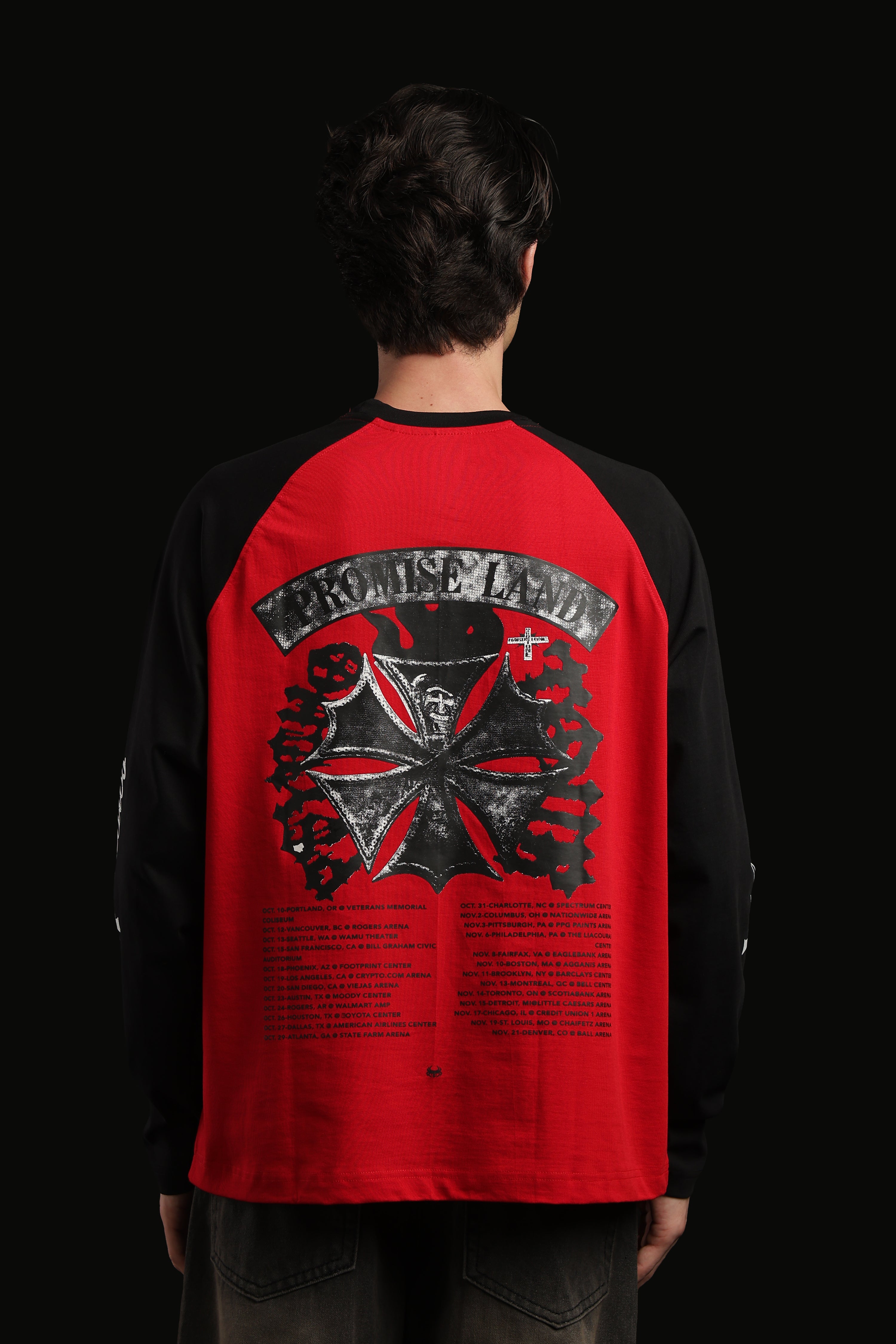 Oversized Box Print T-shirt