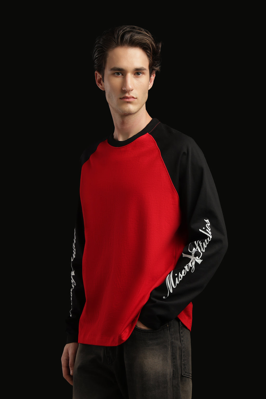 Oversized Box Print T-shirt