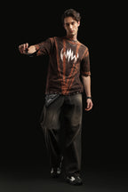 Oversized Metal Button T-shirt