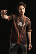Oversized Metal Button T-shirt