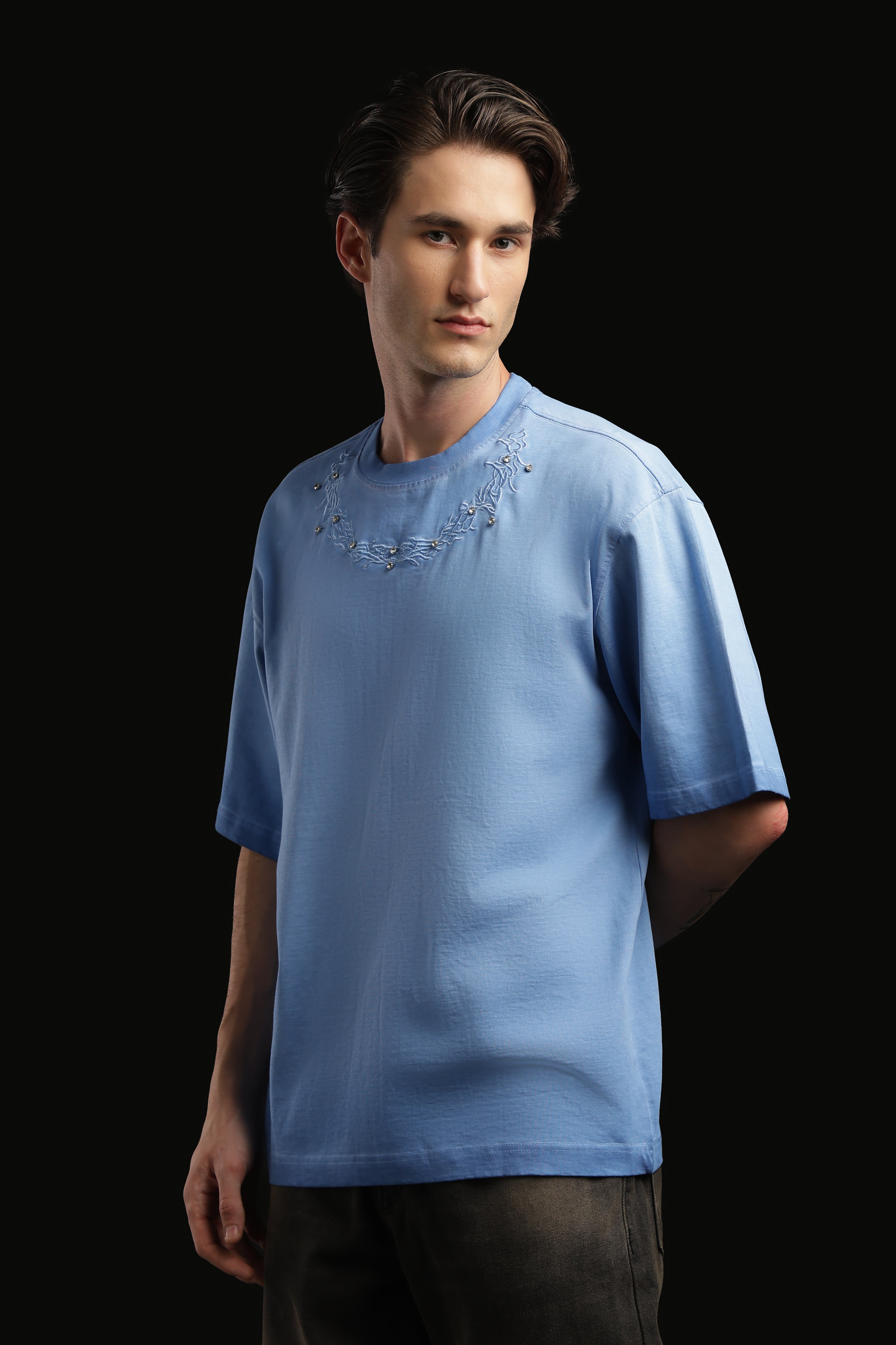 Oversized Acid Wash Stone T-shirt