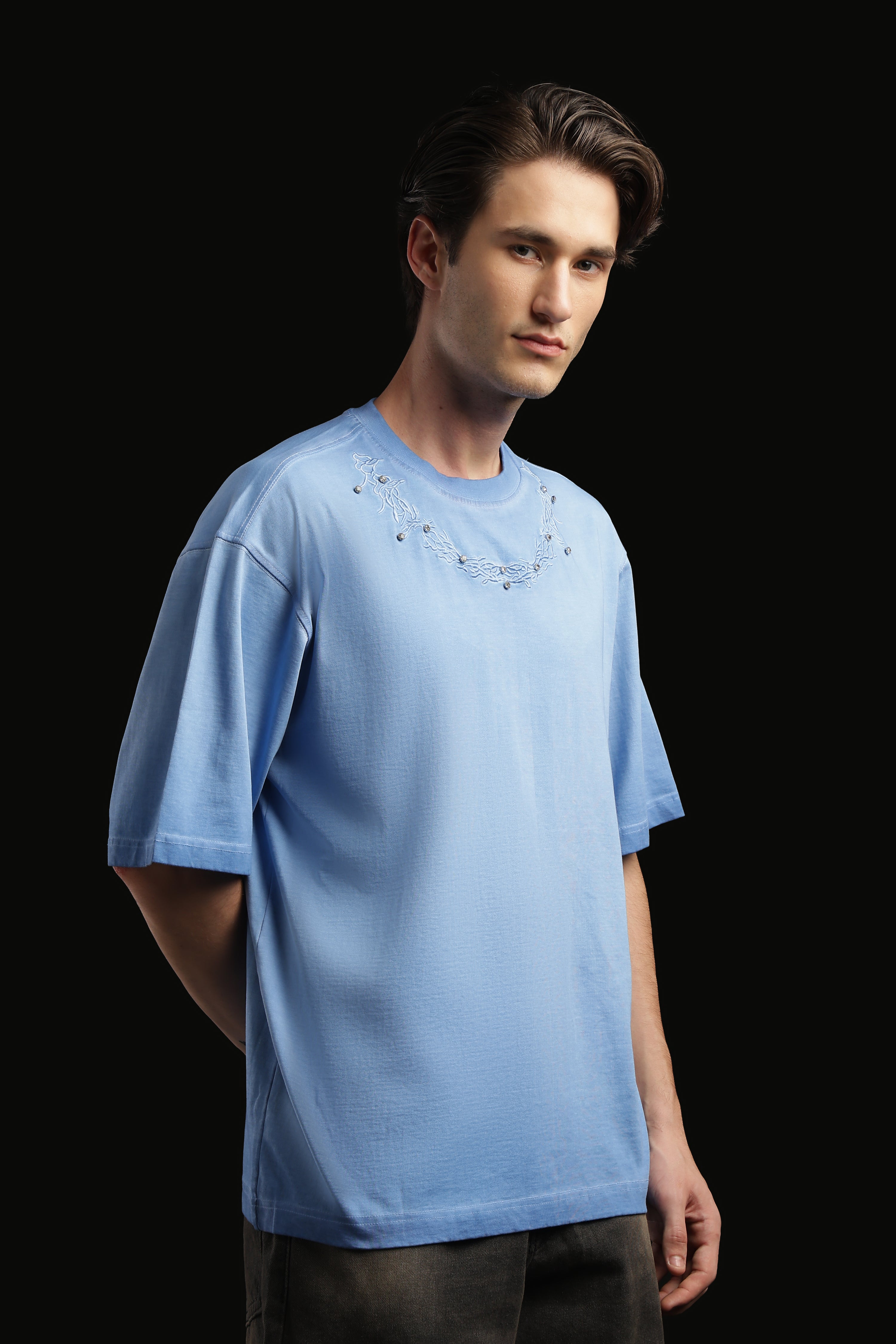 Oversized Acid Wash Stone T-shirt